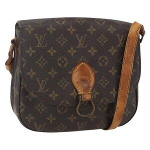 Authentic LOUIS VUITTON Monogram Saint Cloud GM Shoulder Bag M51242 LV